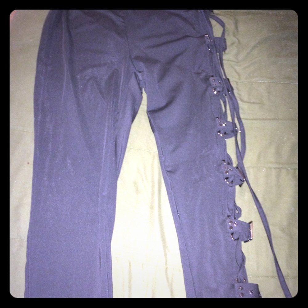 Punk style leggings